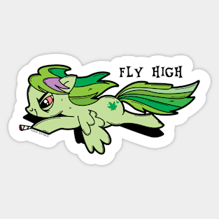 My Lil Stoner Pony Sticker